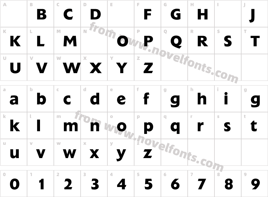 ExtensionBoldCharacter Map