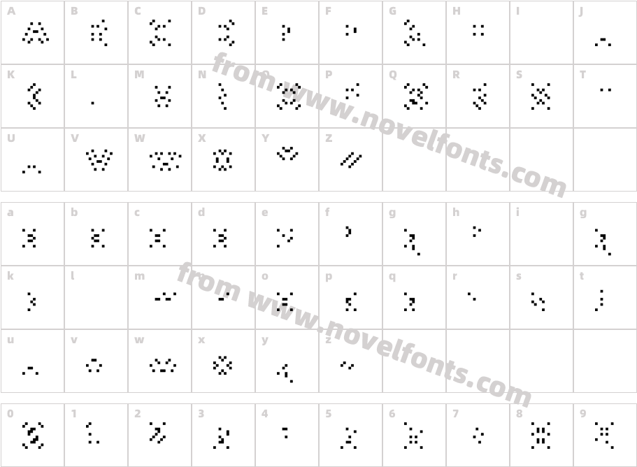 ChunkyDunkAliasCharacter Map