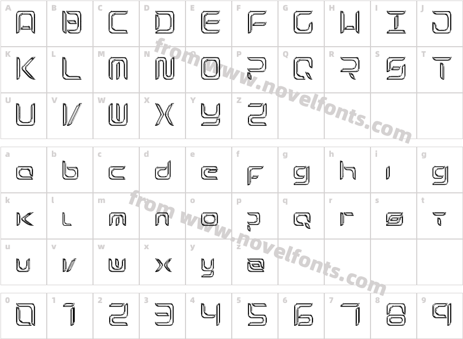 Exynos ReflecterCharacter Map