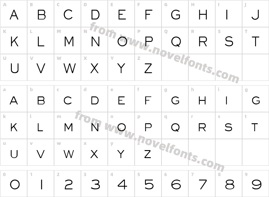 Eye glass Condensed NormalCharacter Map