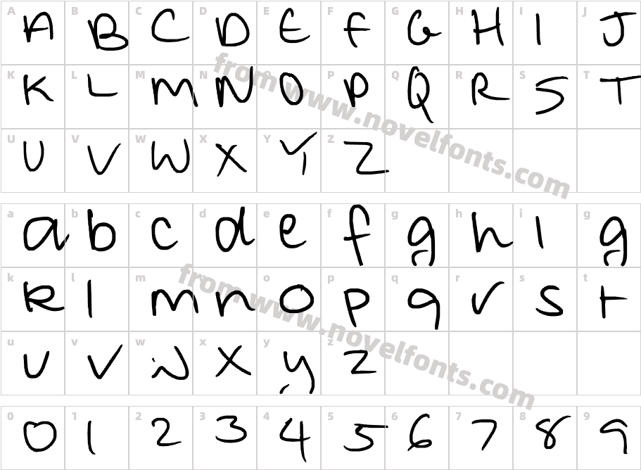 FABULOSITYCharacter Map