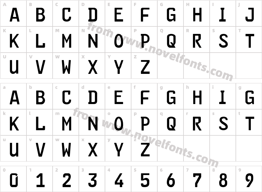 FE-FontCharacter Map