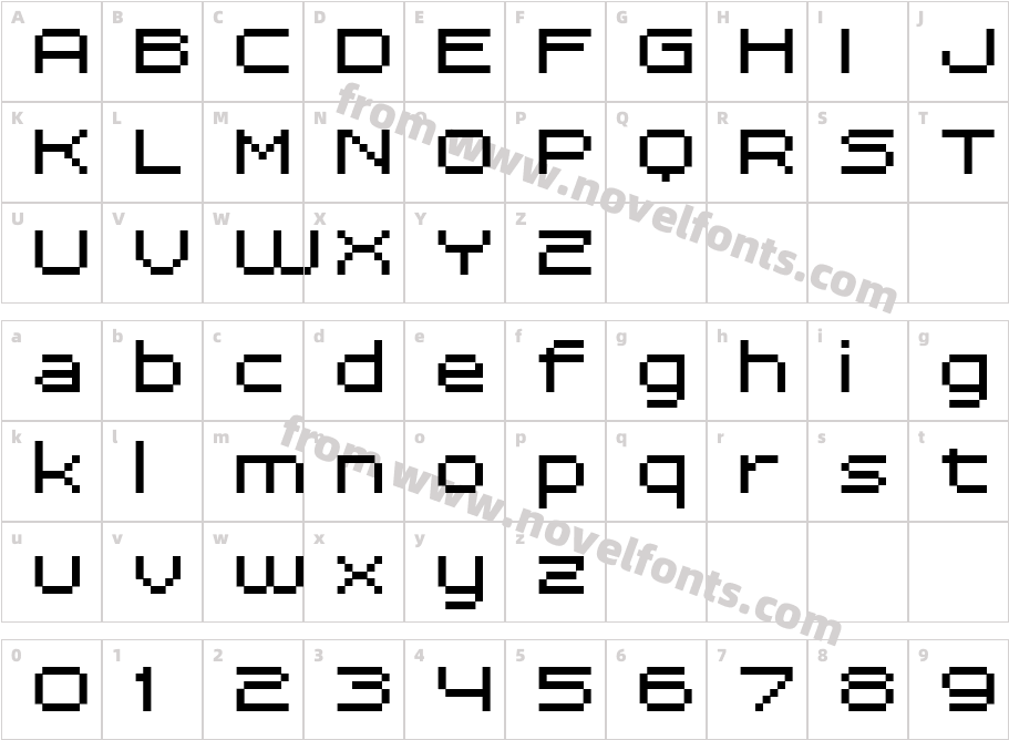 FFF Dreamer ExtendedCharacter Map