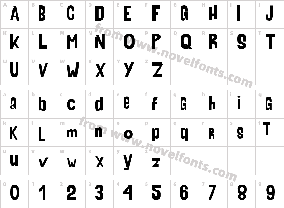 AHDNCharacter Map