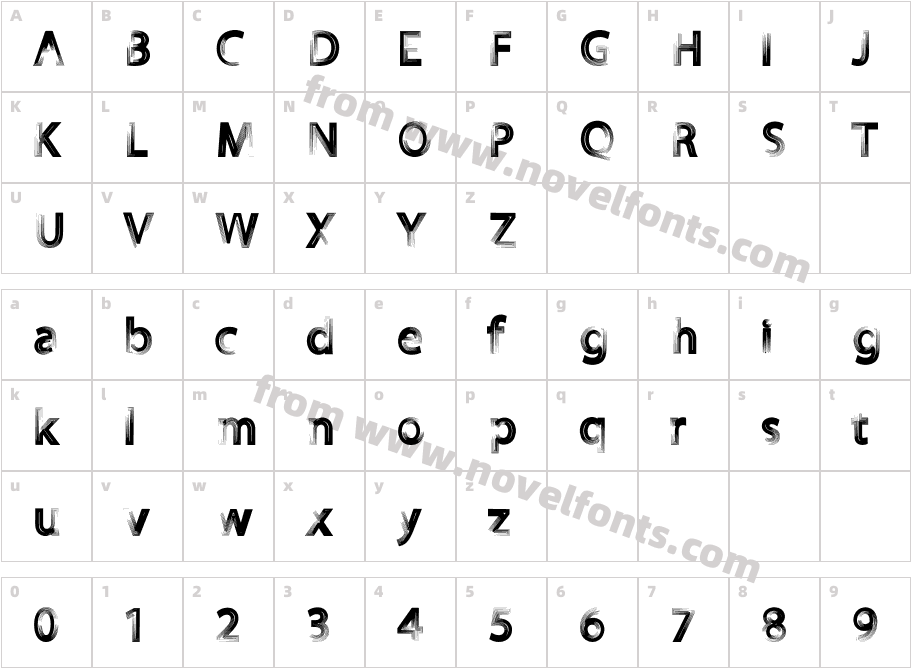 FOREVER 7entin demoCharacter Map