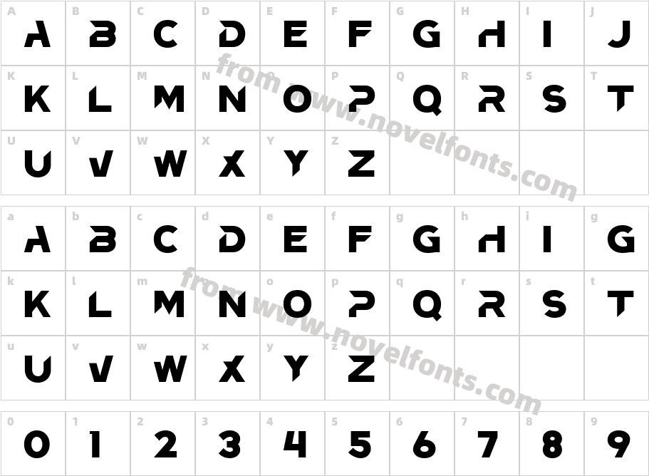 FRIZONCharacter Map