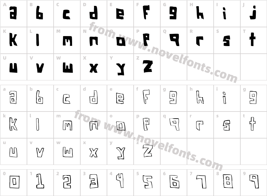 FSO square bracketCharacter Map