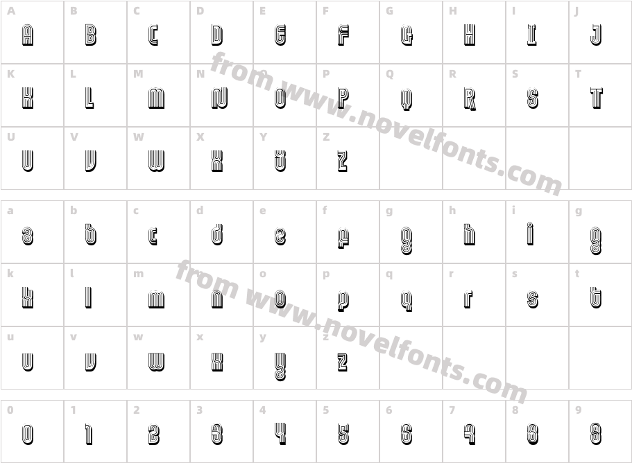 FT OrnamentalCharacter Map