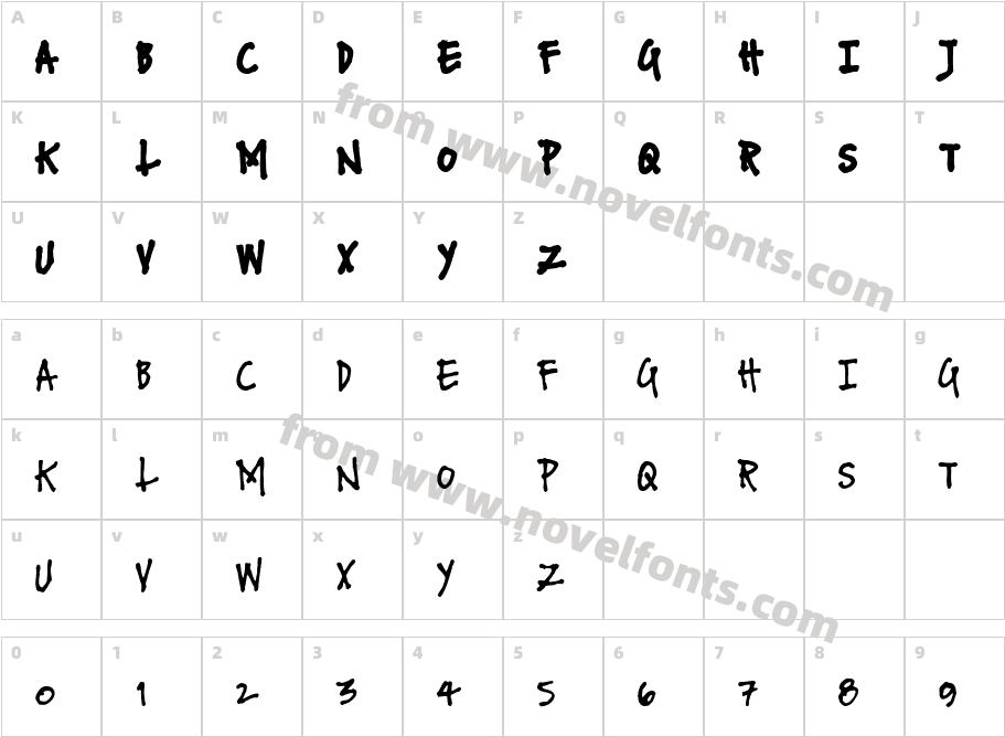 FUSE normalCharacter Map