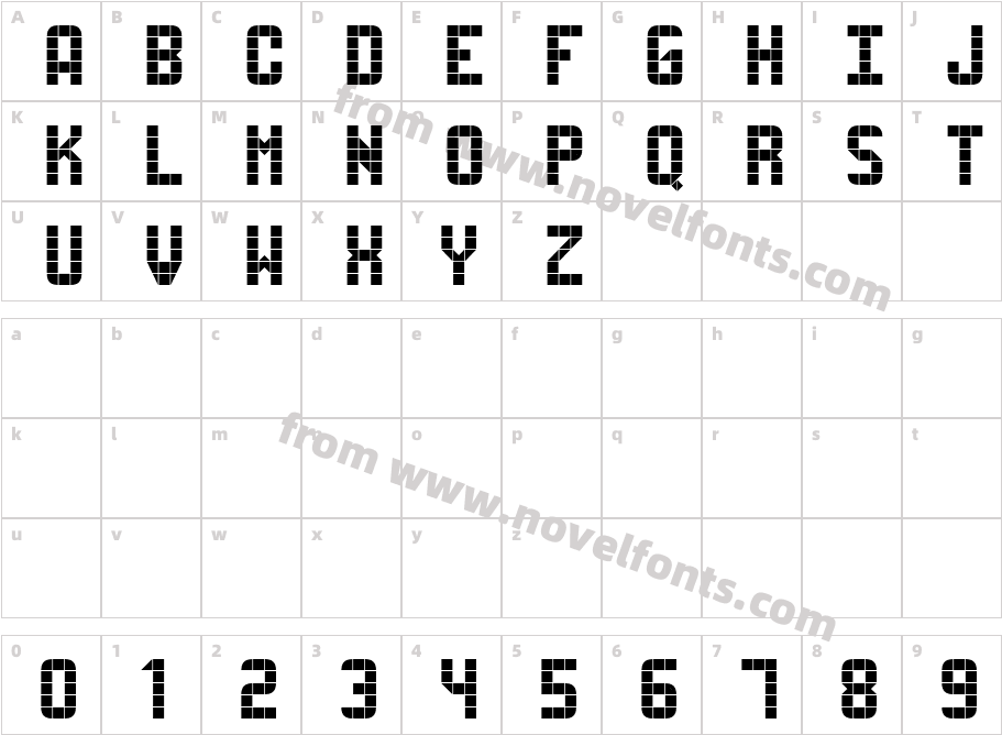 FUSELAGENORMALCharacter Map