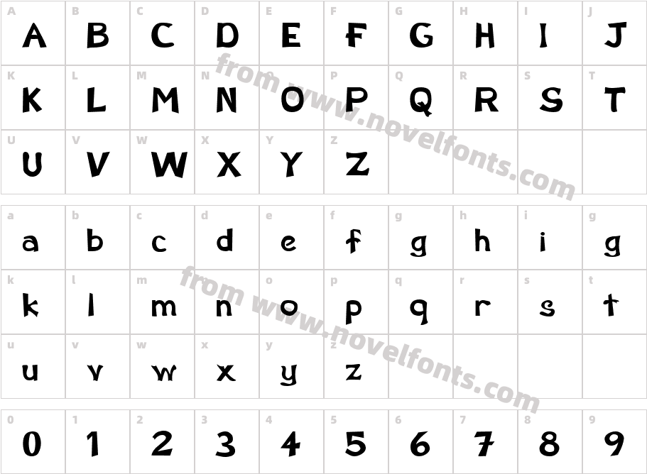 FZ BASIC 12Character Map