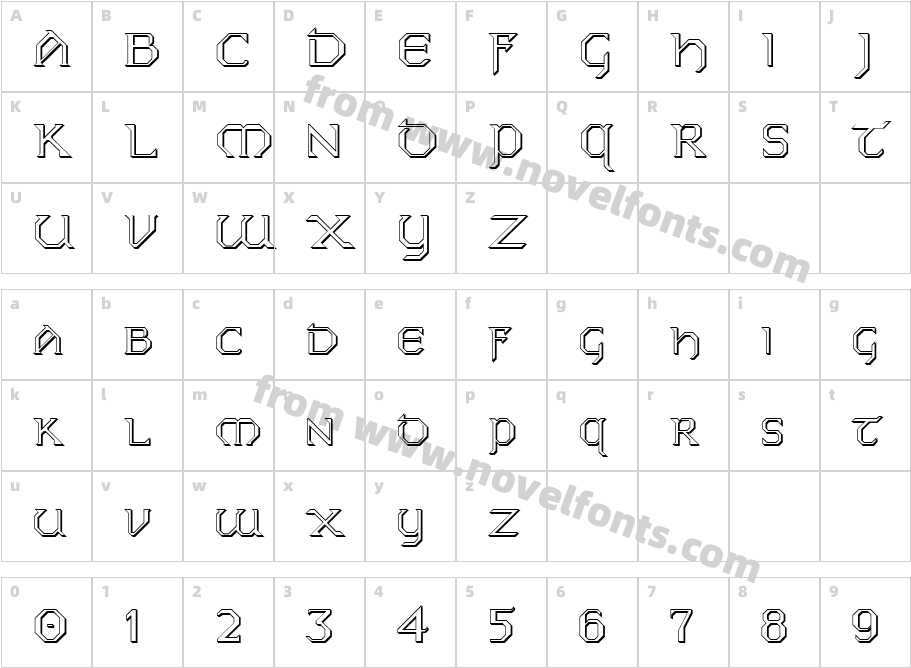 FZ JAZZY 31 3DCharacter Map