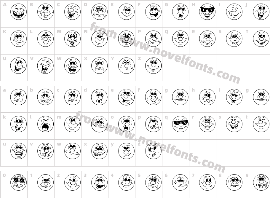 Face it!Character Map