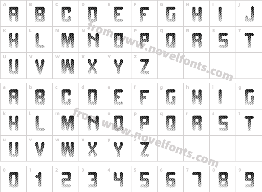 Fade to greyCharacter Map