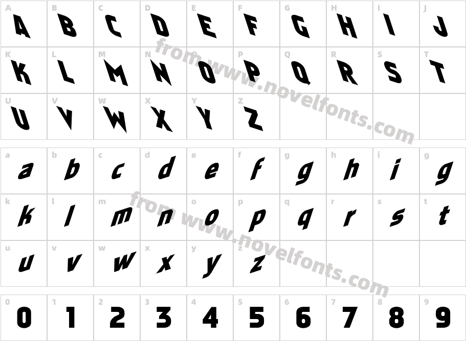 Faktos Mirror NormalCharacter Map