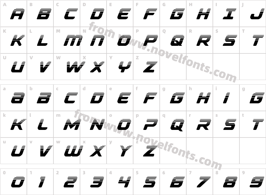 Falcon Punch HalftoneCharacter Map