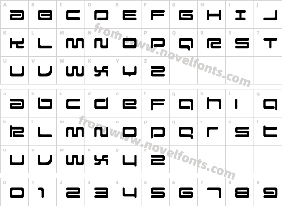 FalconCharacter Map