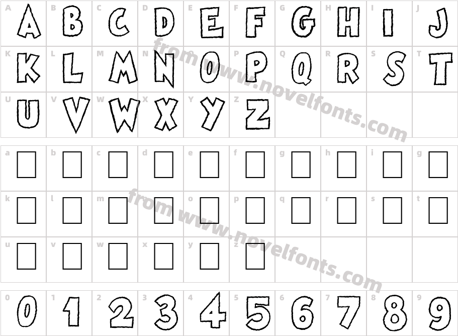 Famous Oldies PlainCharacter Map