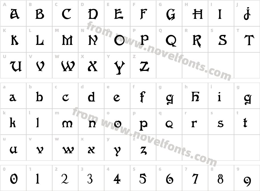 FantaisieArtistiqueCharacter Map