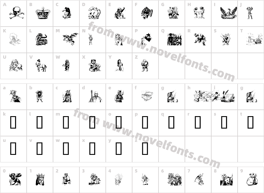 Fantasy ClipartCharacter Map