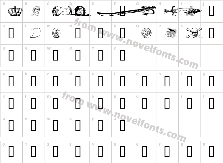 Fantasy clipart 2Character Map