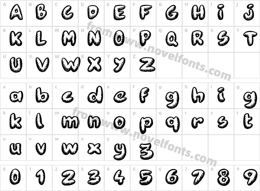 Fanzine TitleCharacter Map