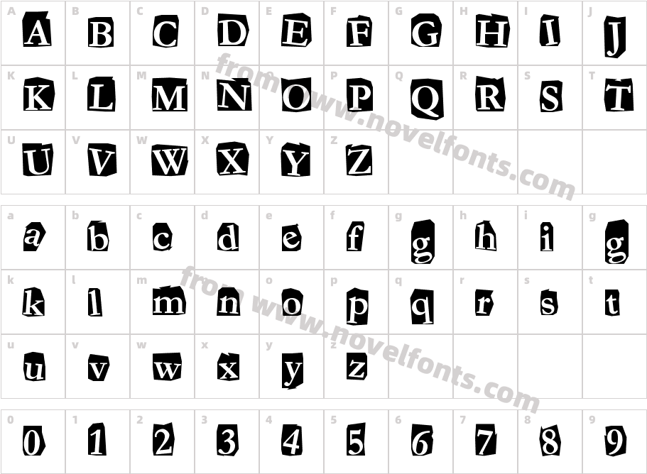 FanzineCharacter Map