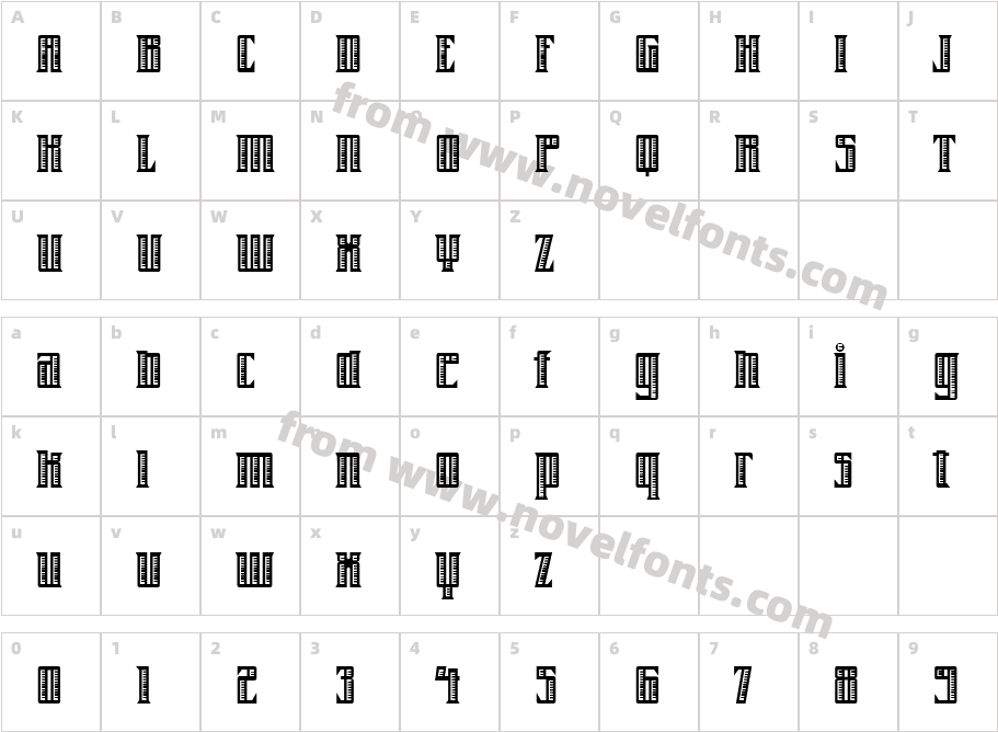 Farrier ICG ShadedCharacter Map