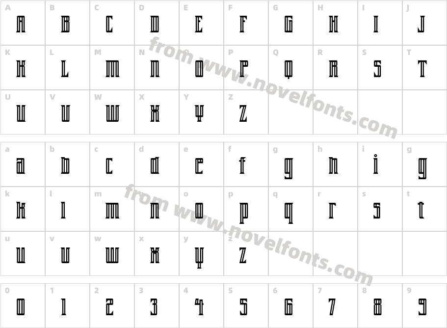 FarrierICG-InlineCharacter Map