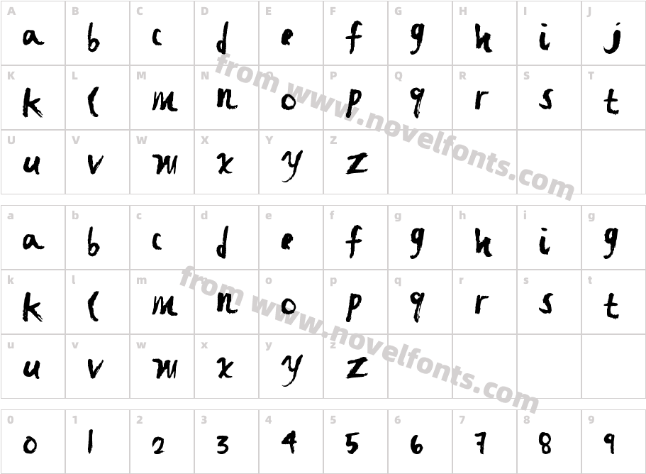 FastBrushCharacter Map