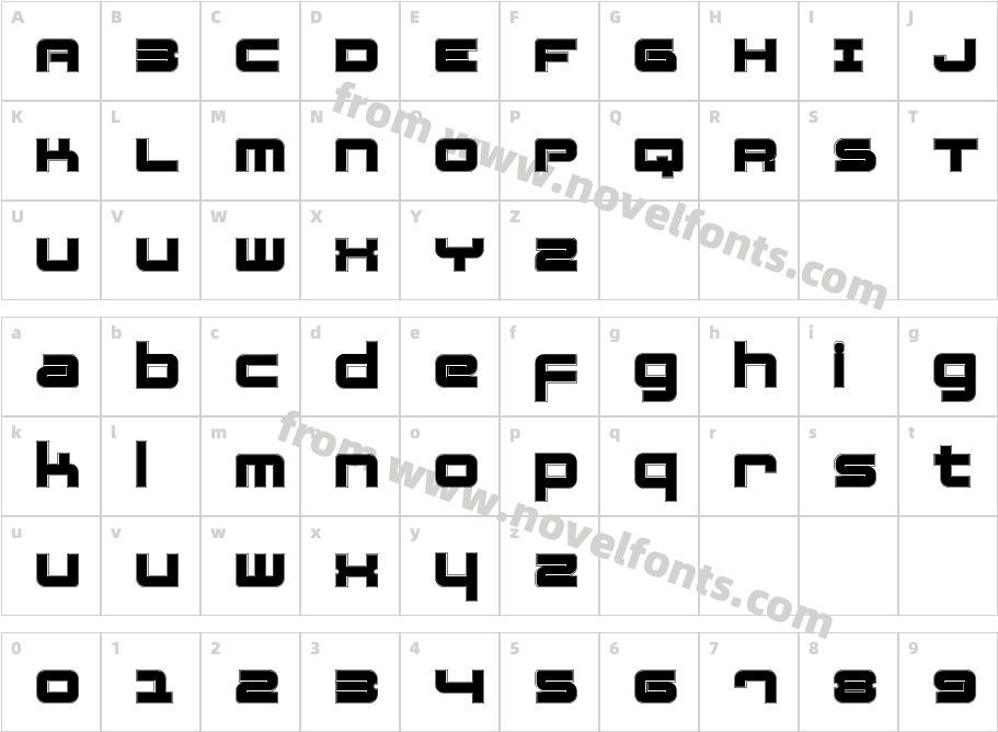 FatsansConturCharacter Map