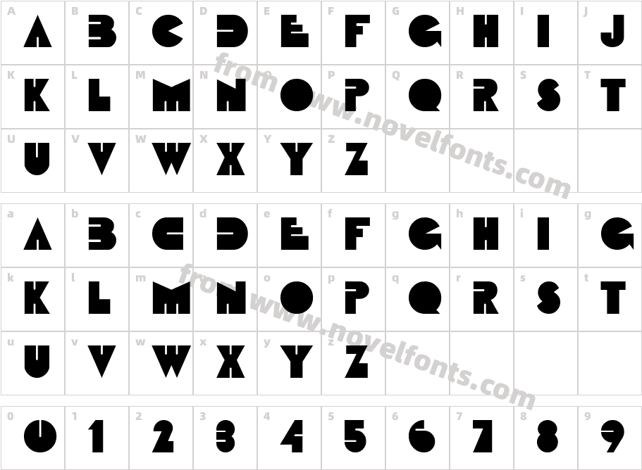 Fatso NormalCharacter Map