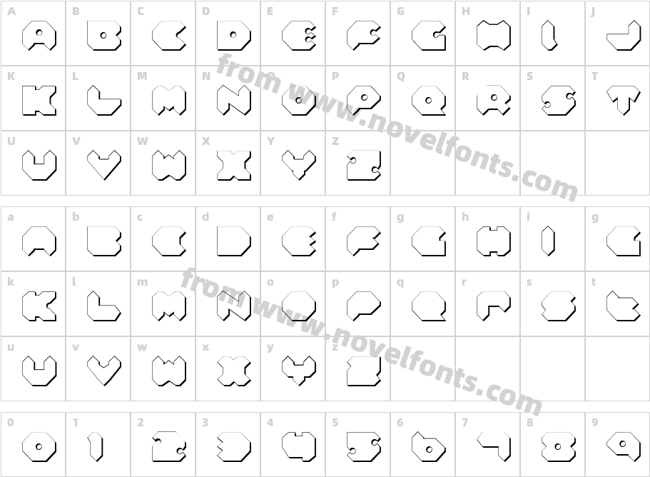 Feldercarb ShadowCharacter Map