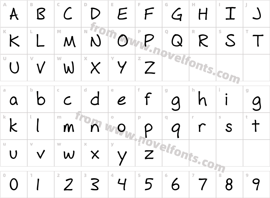 Fh_Hyperbole-BoldCharacter Map