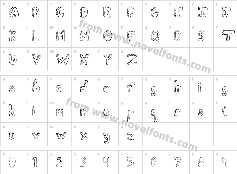 Fh_ScribbleCharacter Map