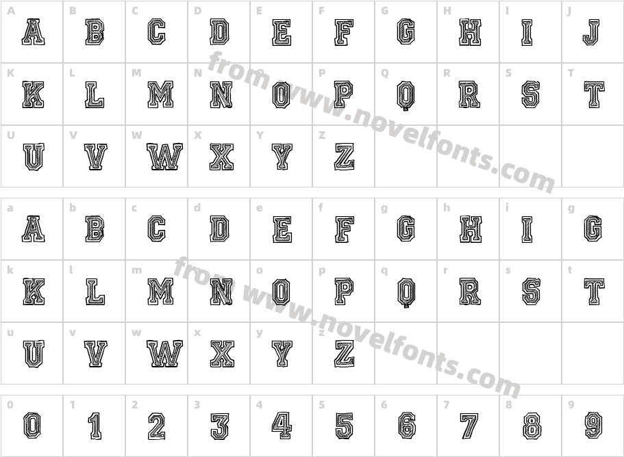 Ficticcia CollegeCharacter Map