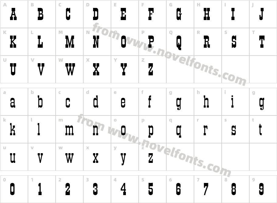 Figaro MTCharacter Map