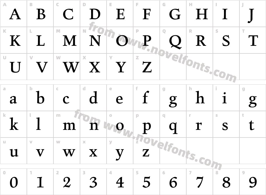 FiguralStd-MediumCharacter Map