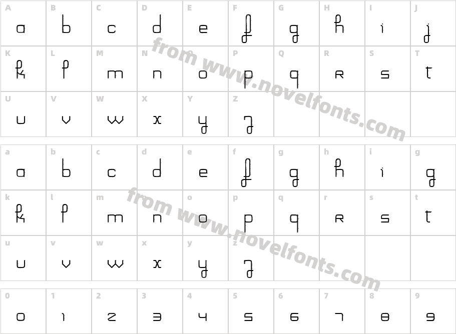 Filament GalactiqueCharacter Map