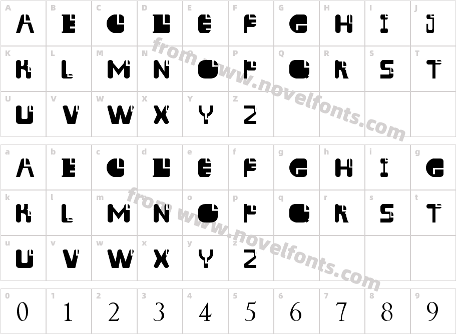 AISSURCharacter Map