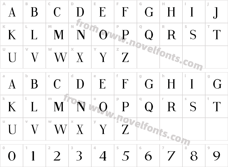 Fine StyleCharacter Map