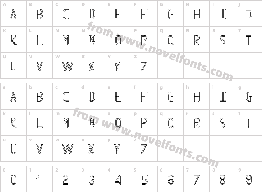 FinityCharacter Map