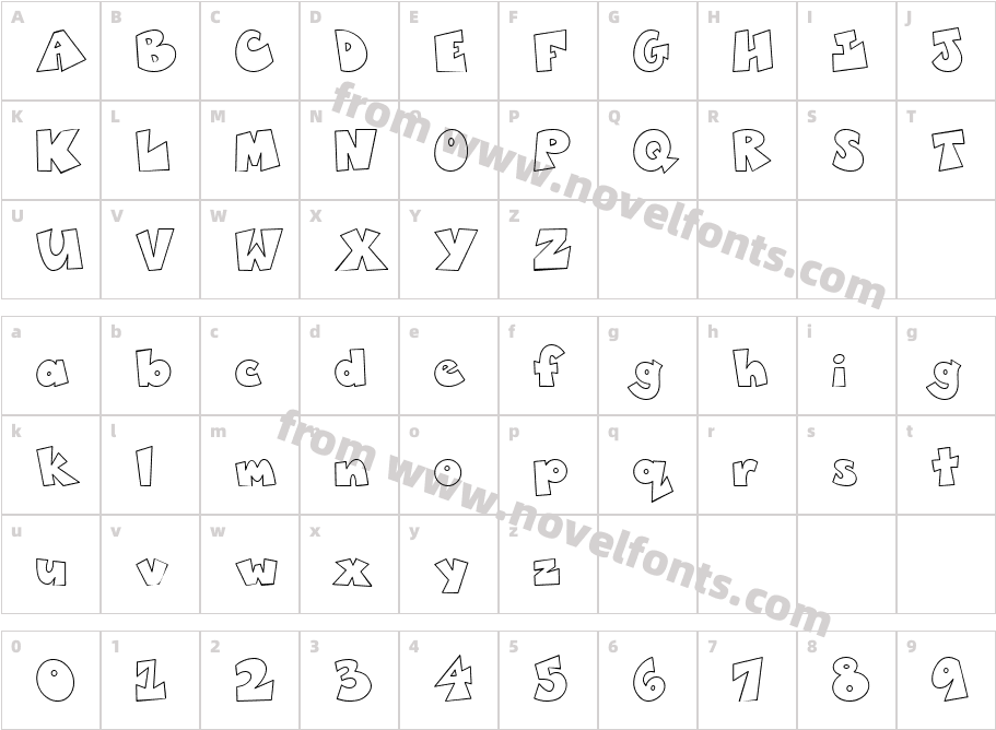 Ck BlockheadCharacter Map