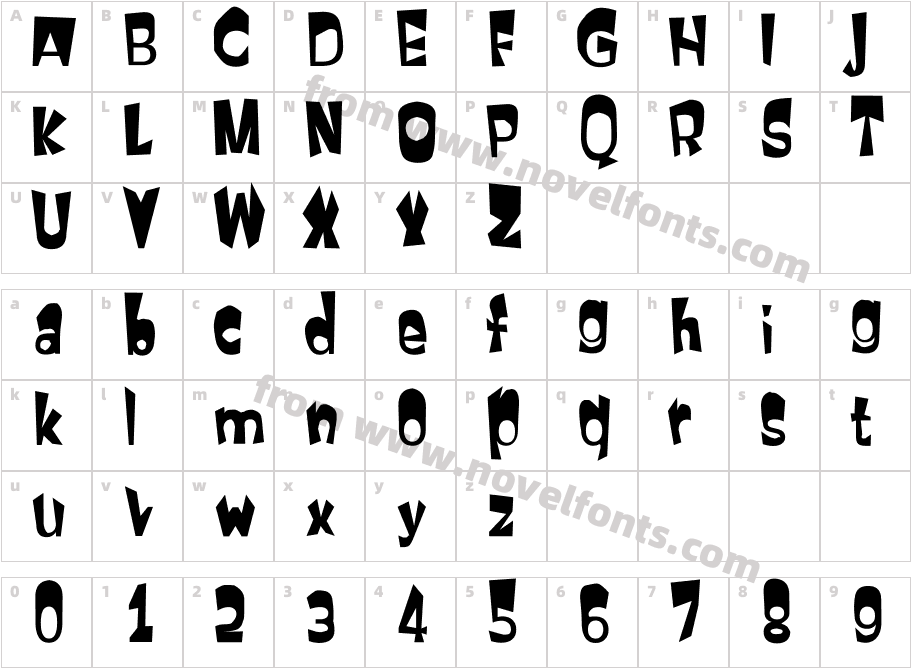 First AttemptCharacter Map