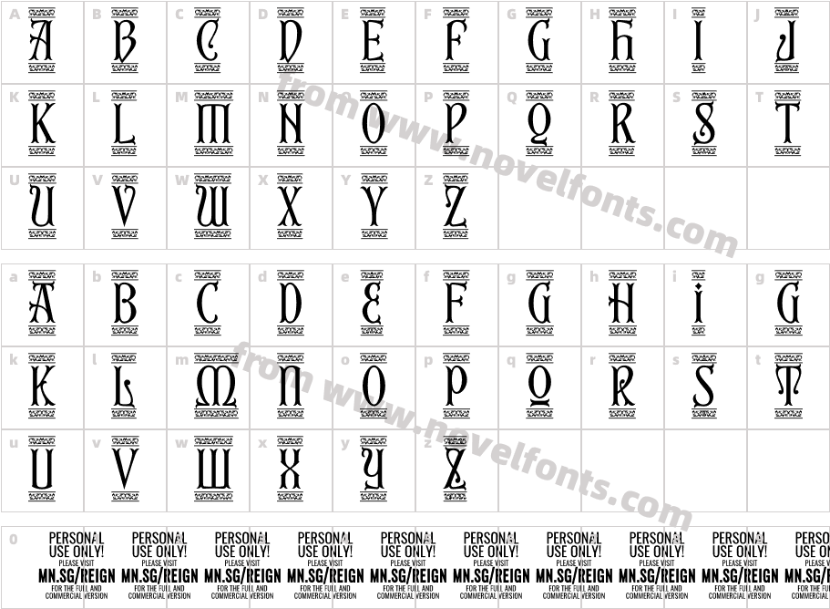 First Reign PERSONAL USE ONLY BorderCharacter Map