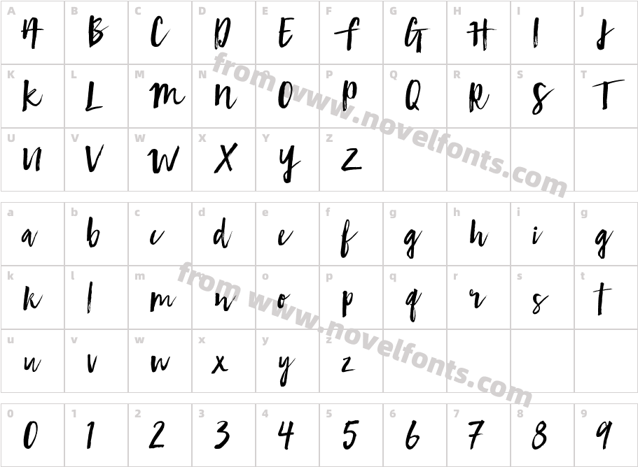 First TakeCharacter Map