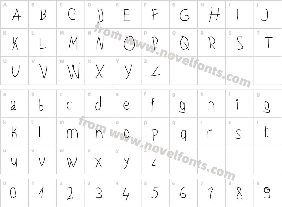 First Time Writing!Character Map