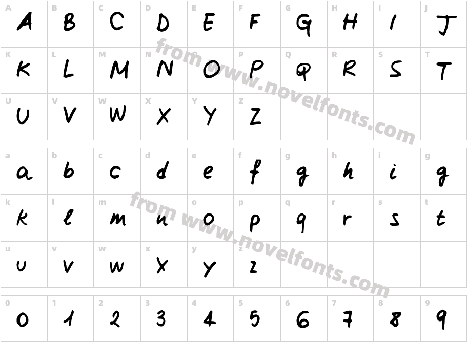 ClairesHand3Character Map