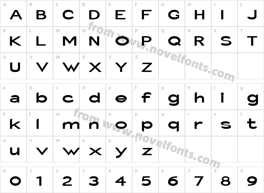 Fisherman Sans CatchCharacter Map