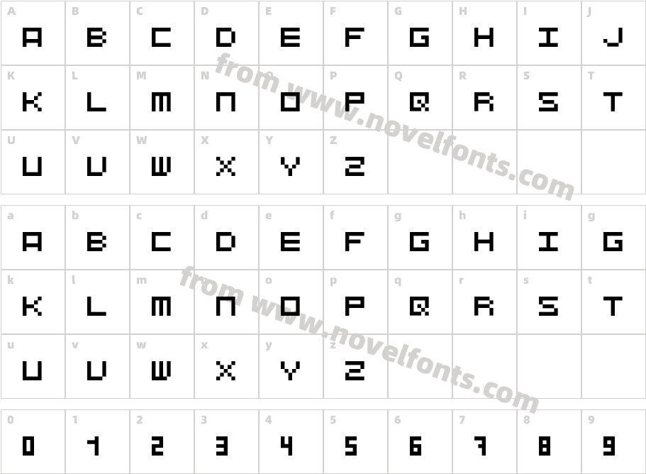 FivePX5pxCharacter Map